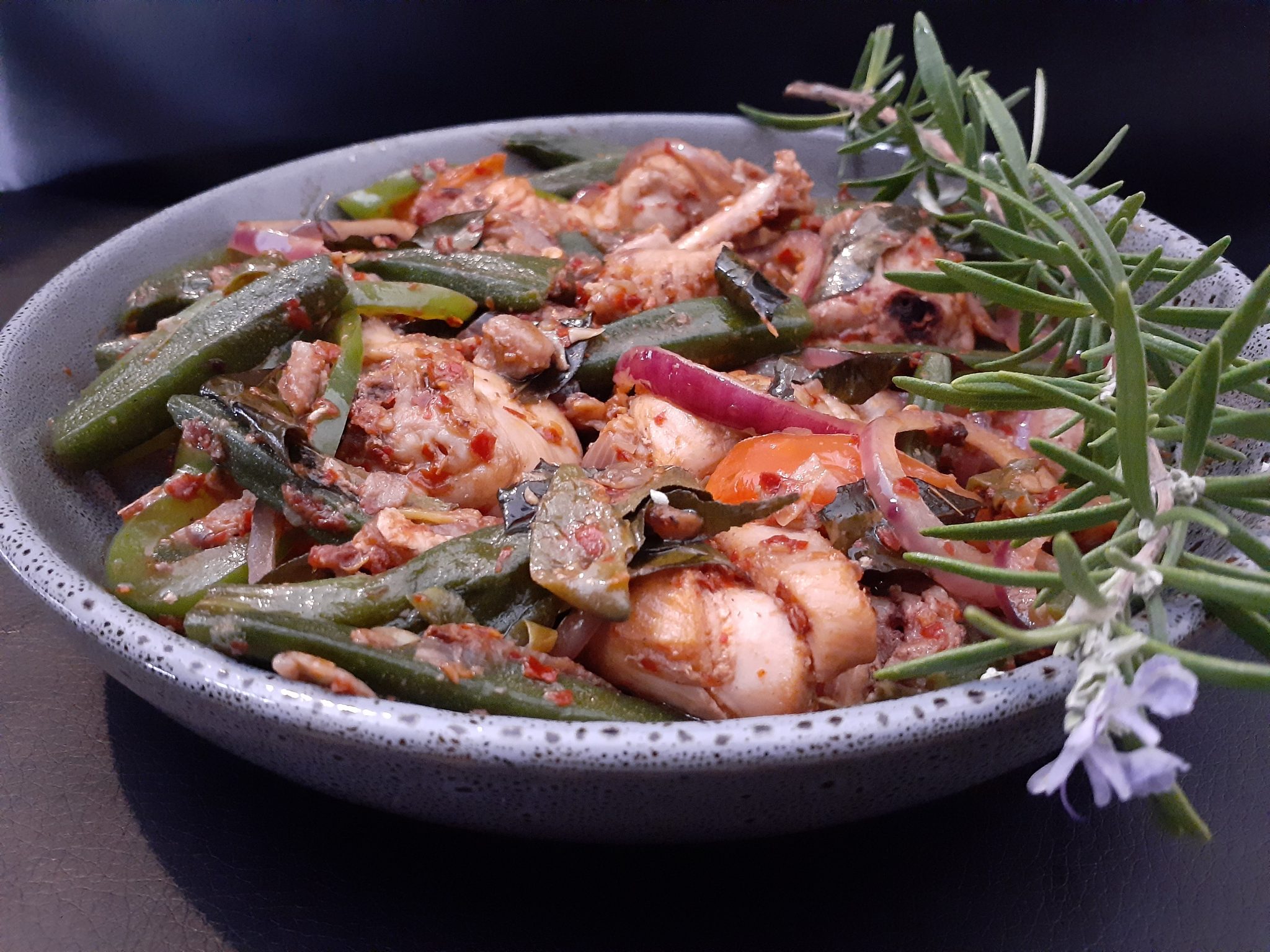 Okra and Chicken Stir Fry Food and Drink Blog